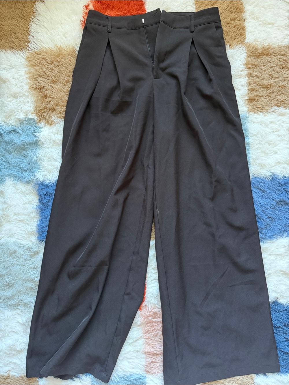 Cider Wide-Leg Black Women's Trousers